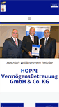 Mobile Screenshot of hoppe-vermoegensbetreuung.de